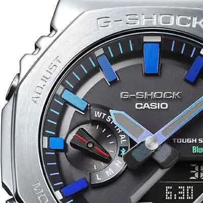 Pre-owned Casio G-shock Gm-b2100pc-1ajf Watch Blue-purple Metal Model With Smartphone Link