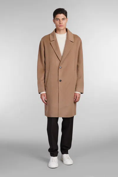 Shop Low Brand Coat Double Coat In Brown