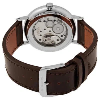 Pre-owned Nomos Ludwig 38 Hand Wind White Enamel Dial Men's Watch 237