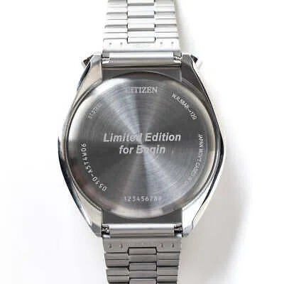 Pre-owned Citizen Tsuno Chrono An3676-65l Begin 70's Remix Bespoke Limited Watch 38mm