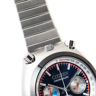 Pre-owned Citizen Tsuno Chrono An3676-65l Begin 70's Remix Bespoke Limited Watch 38mm