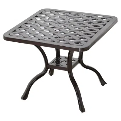 Afd Savannah Outdoor Aluminum End Table