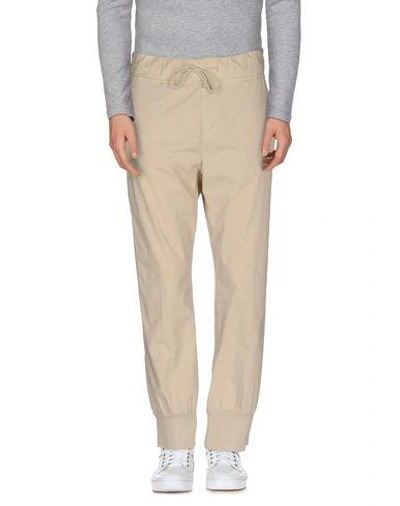 Shop Dondup Casual Pants In Sand