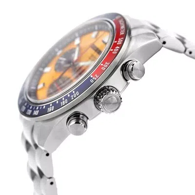 Pre-owned Seiko Prospex Sbdl117 Speedtimer Yellow Dial Solar Chronograph Men Watch