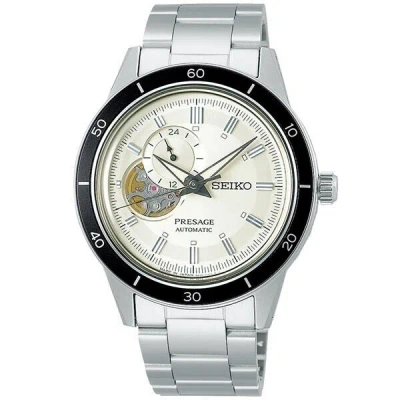 Pre-owned Seiko Presage Basic Sary189 Ivory Automatic Mechanical Men's Watch White Gift
