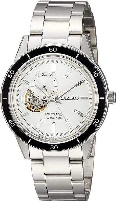 Pre-owned Seiko Presage Basic Sary189 Ivory Automatic Mechanical Men's Watch White Gift