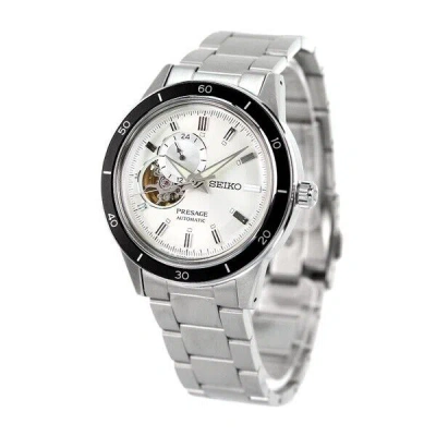 Pre-owned Seiko Presage Basic Sary189 Ivory Automatic Mechanical Men's Watch White Gift