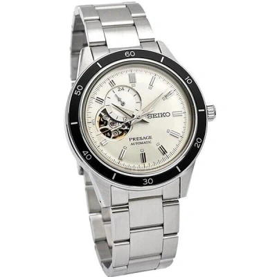Pre-owned Seiko Presage Basic Sary189 Ivory Automatic Mechanical Men's Watch White Gift