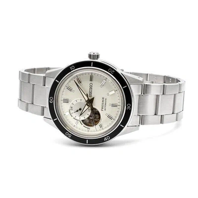 Pre-owned Seiko Presage Basic Sary189 Ivory Automatic Mechanical Men's Watch White Gift