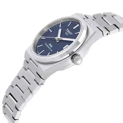 Pre-owned Tissot Prx Automatic Blue Dial Unisex Watch T1372071104100