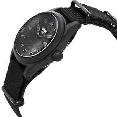 Pre-owned Seiko 5 Sports Automatic Black Dial Men's Watch Srpj11k1