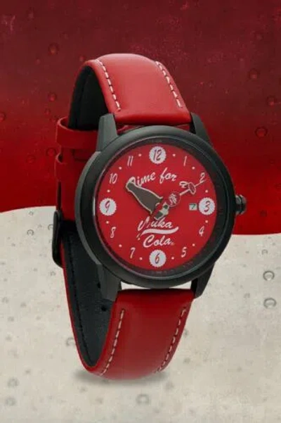 Pre-owned Meister Fallout 4 76 Vegas Time For A Nuka-cola Bottle Cap Wrist Watch /500 + Coa