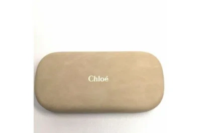 Pre-owned Chloé Chloe Ch0210s-003-56 Sunglasses Size 56mm 145mm 16mm Ivory Women In Red