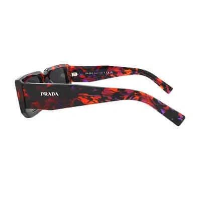 Pre-owned Prada Grey Rectangular Men's Sunglasses Pr 06ys 06v5s0 53 Pr 06ys 06v5s0 53 In Gray