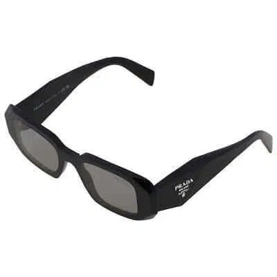 Pre-owned Prada Multilayer Mirror Black Rectangular Ladies Sunglasses Pr 17ws 1ab07z 49
