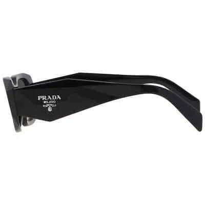 Pre-owned Prada Multilayer Mirror Black Rectangular Ladies Sunglasses Pr 17ws 1ab07z 49