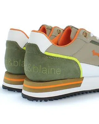 Pre-owned Harmont & Blaine Harmont&blaine Low Shoes 241.050 Camoscio Casual Trainers Textile And Suede In Beige