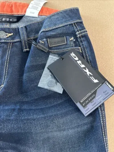 Pre-owned Harley-davidson ® Women's Fxrg Armalith Denim Mid-rise Jeans 27 Indigo 98268-19vw In Blue