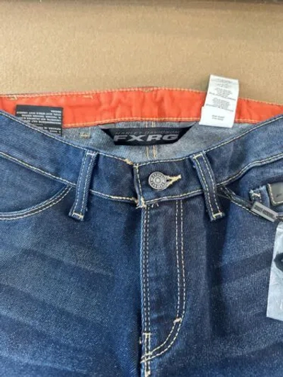 Pre-owned Harley-davidson ® Women's Fxrg Armalith Denim Mid-rise Jeans 27 Indigo 98268-19vw In Blue