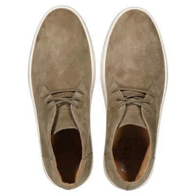 Pre-owned Tod's Tods Men's Peat Suede Desert Boots With Box Rubber Sole