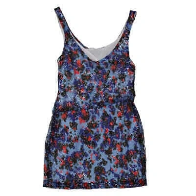 Pre-owned Atlein Ladies Sequin Camo Dress In Multicolor