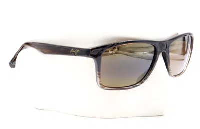 Pre-owned Maui Jim Onshore Chocolate Fade Bronze Polarized Sunglasses H798-01 $279 In Hcl Bronze