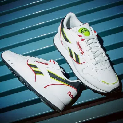 Pre-owned Reebok Classic Pump Size 9.5 Gw4728. Michael Chang Tennis Color Way. Green Neon In White
