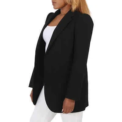 Pre-owned Balenciaga Ladies Black Suspended Shoulder Jacket, Brand Size 36 (us Size 2)