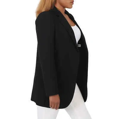 Pre-owned Balenciaga Ladies Black Suspended Shoulder Jacket, Brand Size 36 (us Size 2)