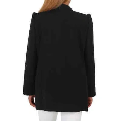 Pre-owned Balenciaga Ladies Black Suspended Shoulder Jacket, Brand Size 36 (us Size 2)
