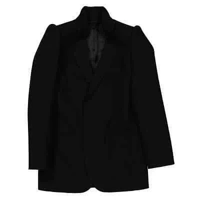 Pre-owned Balenciaga Ladies Black Suspended Shoulder Jacket, Brand Size 36 (us Size 2)