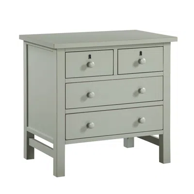 Comfort Pointe Greenwich 4-drawer Storage Nightstand - Antique Gray