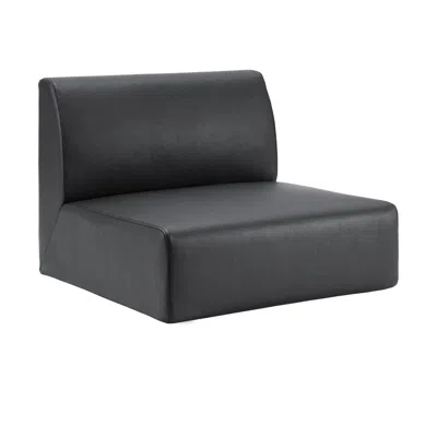 Lorell Contemporary Reception Collection Single Seat Sofa - 25.5" X 25.5"19.6" - Material: Polyurethane - F