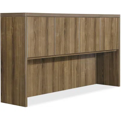 Lorell Chateau Series Hutch - 66.1" X 14.8"36.5" Hutch, 1.5" Top - 4 Door(s) - Reeded Edge - Material: P2 P