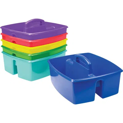 Storex Large Storage Caddy - External Dimensions: 13.2" Length X 11.2" Width X 10.8" Height - Stackable - P