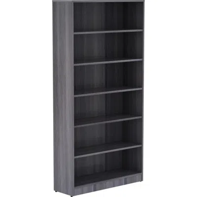 Lorell Laminate Bookcase - 6 Shelf(ves) - 72" Height X 36" Width X 12" Depth - Thermally Fused Laminate - 1