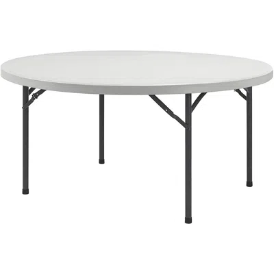 Lorell Ultra-lite Banquet Folding Table - Round Top - 700 Lb Capacity X 60" Table Top Diameter - 29.25" Hei