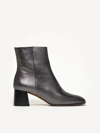M. Gemi The Cristina In Dark Gunmetal Nappa