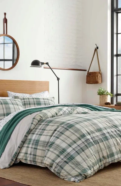 Eddie Bauer Timbers Plaid Twin Comforter & Sham Set In Evergreen