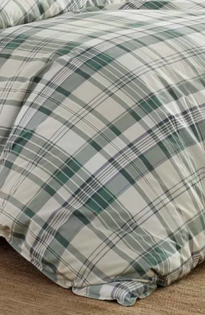 Eddie Bauer Timbers Plaid Twin Comforter & Sham Set In Evergreen