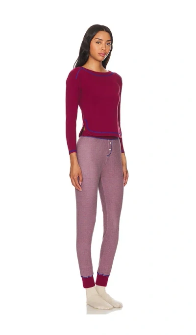 Free People X Intimately Fp Chill Evening Pj Set In Wild Ginger