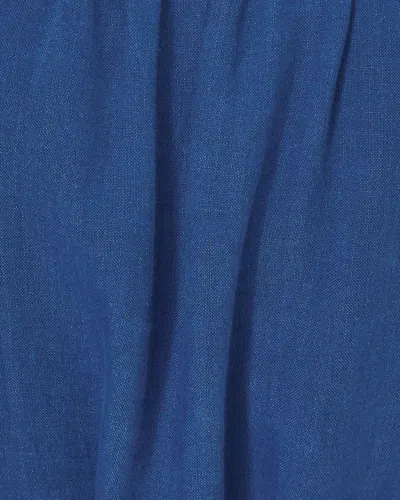 Lilly Pulitzer Drena Linen Dress In Martinique Blue X Blue Med