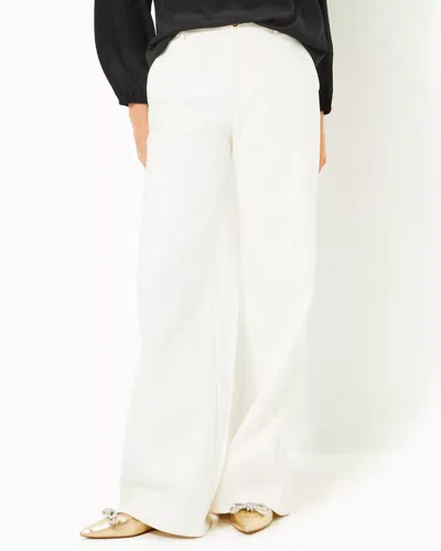 Lilly Pulitzer 33" Colletti High Rise Trouser In Coconut