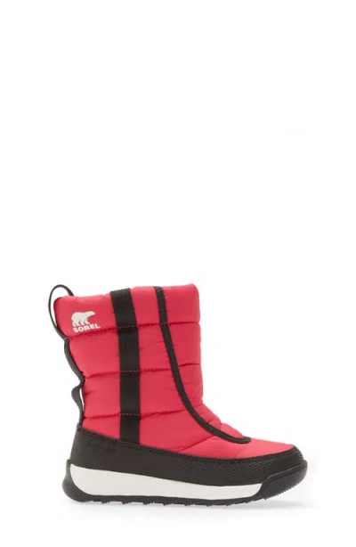 Sorel Whitney Ii Puffy Waterproof Boot In Cactus Pink/black