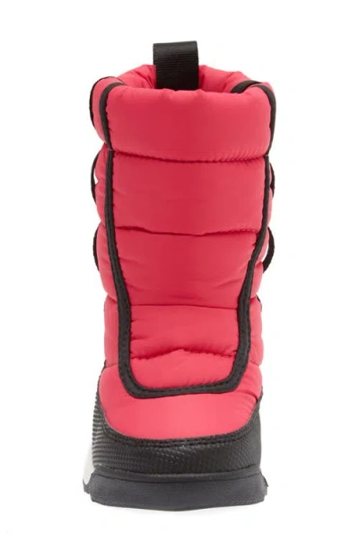 Sorel Whitney Ii Puffy Waterproof Boot In Cactus Pink/black