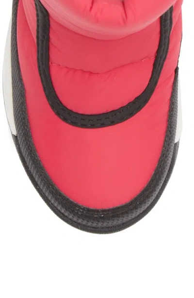 Sorel Whitney Ii Puffy Waterproof Boot In Cactus Pink/black