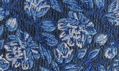 Nordstrom Sarick Floral Jacquard Silk Tie In Navy