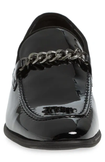 Abound Soren Chain Patent Loafer In Black Patent