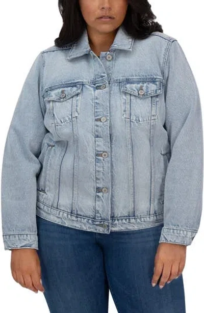 Lucky Brand Tomboy Trucker Jacket In Sirius