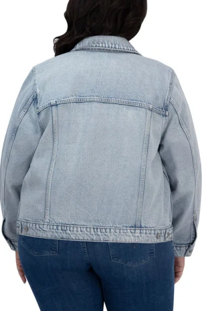 Lucky Brand Tomboy Trucker Jacket In Sirius